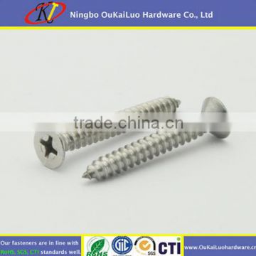 Hot sale product Small Slotted Drive Pan Head White Blue Zinc Plated, Factory Direct Selling custom screw from Ningbo factory
