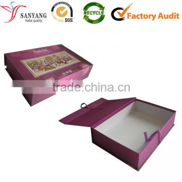 Wholesale empty lingerie packaging box for one-piece shirt garment