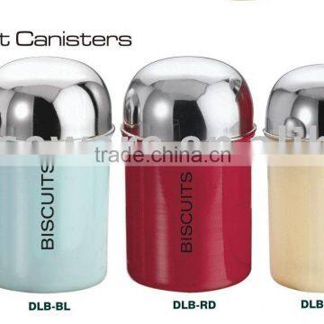 Color coating metal candy jar