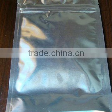 High quality aluminum foil bags with zipper and tear notch