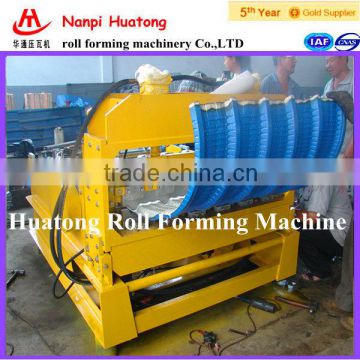 colored steel arched roof machine