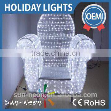 Crystal Sofa LED motif light for street decoration