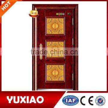 cheap exterior steel door , pvc fire rated door design