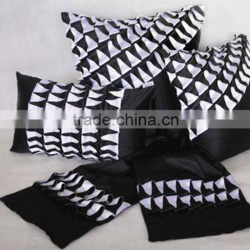 Black & White Pillow,flower cushions