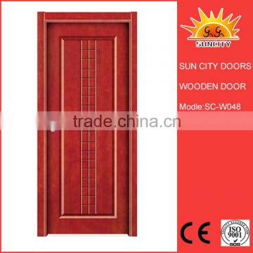 SC-W048 Durable Eco-Friendly Wooden Door For Bedroom,Wood Panel Door Design