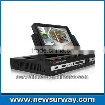 8ch 7.5 inch TFT monitor LCD combo DVR