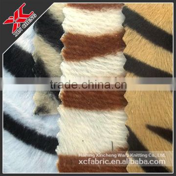 2012 Hot sale 100% polyester Leopard printing plush