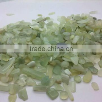 wholesale Nature crystal green jade gravel