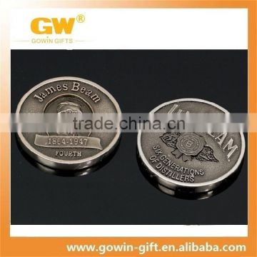 souvenir antique metal challenge coin