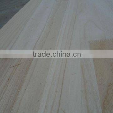 Unbleached paulownia wood finger jointed board suitable for furniture