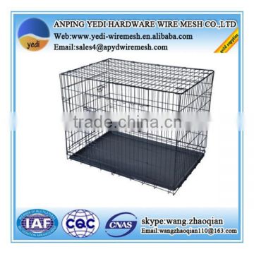 wire folding pet crate dog cage / aluminum dog crate / cheap dog crate