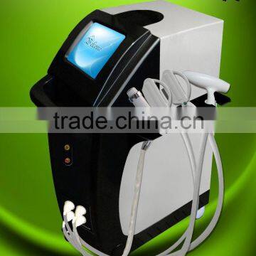 2014 new style e-light ipl rf+nd yag laser multifunction machine