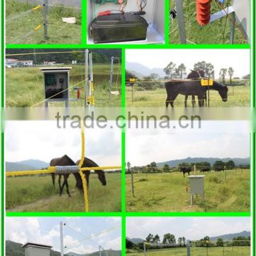 Livestock solar electric fences for animals electric fence energizer