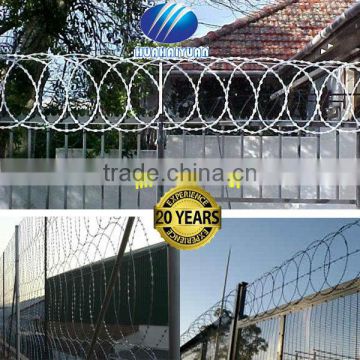 Razor wire flatwrap coils HHY factory with fast delivery