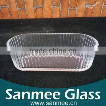 China Manufacture Cheap Glass Cake Plate