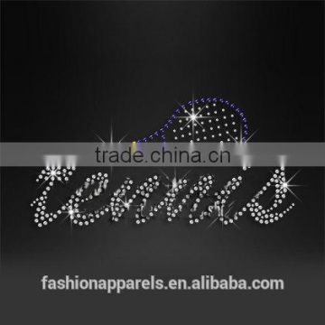 crystal ball custom tennis hot fix rhinestone for clothing