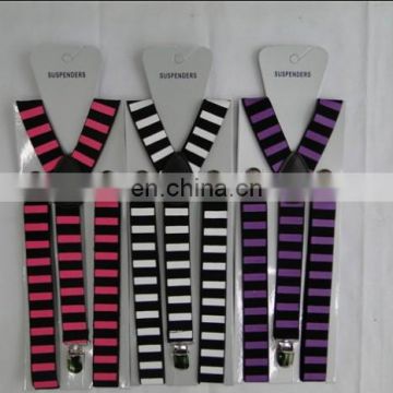 Muti-color suspenders yiwu fashion braces suspenders for boys and girls