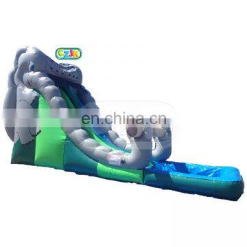 elephant blow up air pvc commercial inflatable water slide for sale