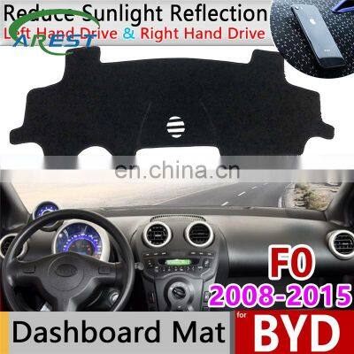 for BYD F0 2008 2009 2011 2012 2013 2014 2015 Anti-Slip Mat Dashboard Pad Sunshade Dashmat Anti-UV Protect Carpet Accessories