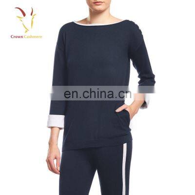 Fashion Woman European Woolen 100 Cashmere Women's Sweater