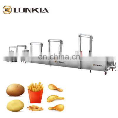 LONKIA Production line potato chips making machine automatic