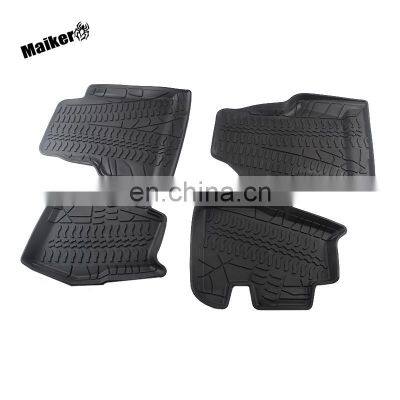 Offroad  Auto Foot Mat for Jeep Wrangler TJ 97-06 Car Accessories Black  Car Mat