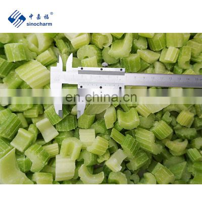 Sinocharm BRC A Approved L2-3CM IQF Celery Cut Frozen Celery