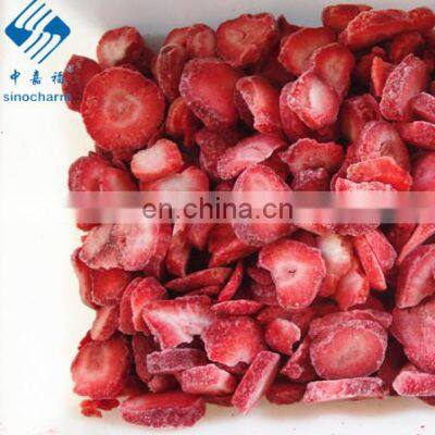 Origin China 2021 New Crop Top Grade IQF Whole Frozen Strawberry Slices for Sale