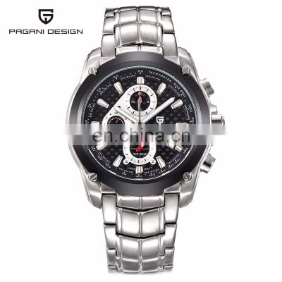 PAGANI DESIGN 0524 Casual Fashion Watches Men Luxury 316L Stainless Steel Complete Calendar Wristwatch
