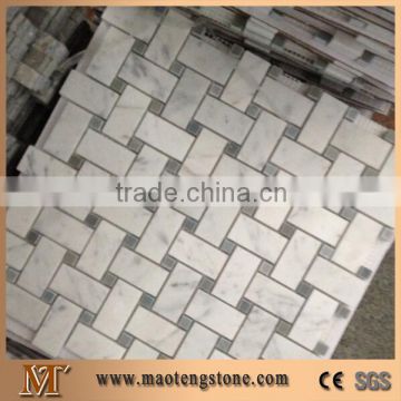 Marble Mosaics Tile with White Statuary