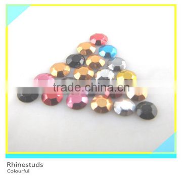 Hotfix Rhinestud Color Round Flatback Metallic Ss10 3mm 300 Gross Package