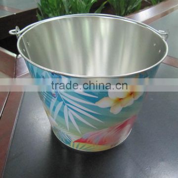 CCBB-T201 5L Tin candy bucket ice cooler ice pail, beer bucket