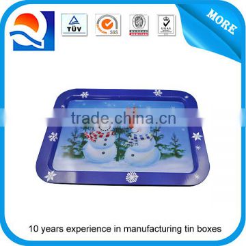 Custom design multi-functional tin tray