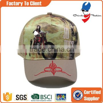 high quality sexy dye sublimation trucker hats