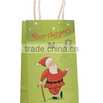 High quality reinforced christmas wine paper bag