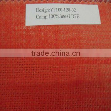 Jute fabric laminated LDPE/YF100-120-00
