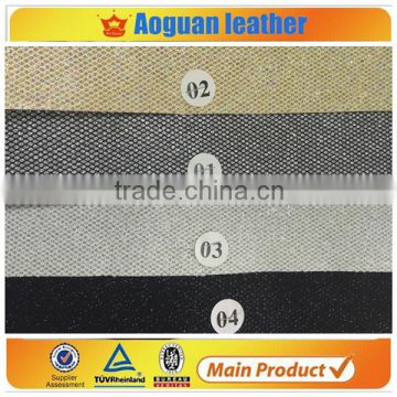 2016 new zarina glitter leather & glitter powder fabric for making garments                        
                                                Quality Choice