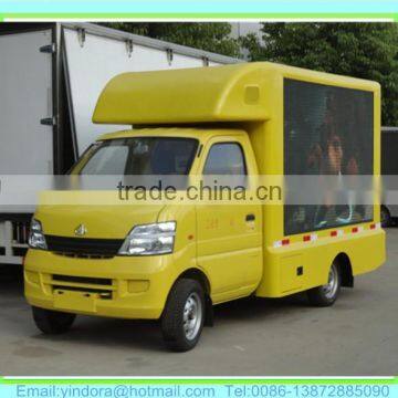 Price of advertising trucks for sale, small outdoor advertising led display, small led display truck