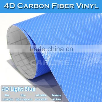 4D Carbon Fiber Adhesive Car Wrapping Vinyl/Carbon Fiber Wrap Film