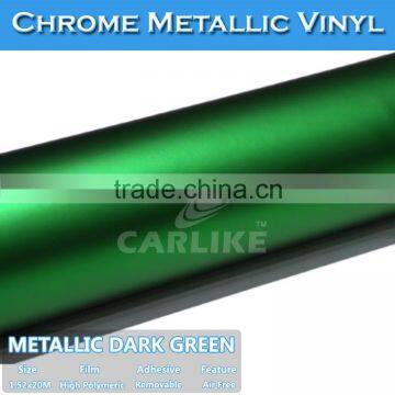 CARLIKE Hot Sale Matt Chrome Metallic Vinyl Wrap Car Body Wrap Sticker