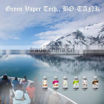 Flavor of Rock Sugar none 0mg and milk none 0mg Green Vaper's Bo-Tank as e cig vaporizer 2016 chinese factory