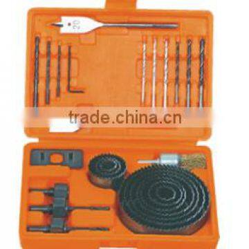 28Pcs High carbon steel hole saws kit