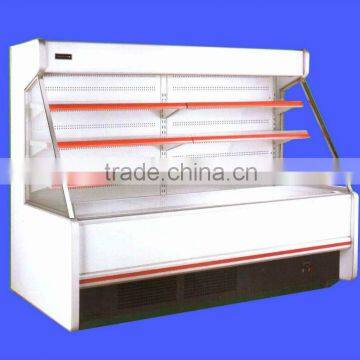 Commercial display fruit,vegetable refrigerator showcase with CE,CB,ROHS certificates