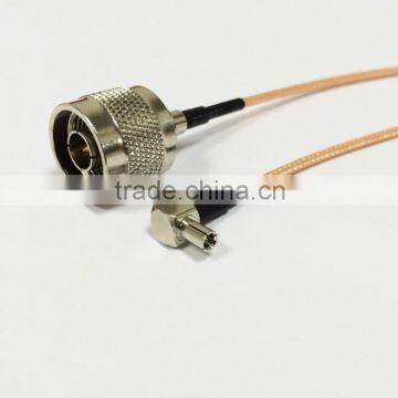 RF N Switch TS9 Pigtail Cable N Male Connector Switch TS9 Male Right Angle Connector RG316 Cable 15cm