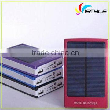 High quality hot real capacity solar portable 12000mah 32000mah power bank