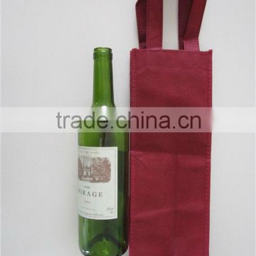 Eco-friendly wine bag with soft-loop handle,fabric wine bags