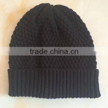 Popular Fashion Simple Winter Knitted Hat Beanie Cap