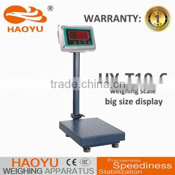 Digital 100KG 150KG 300KG 500KG platform weighing scales with big size display