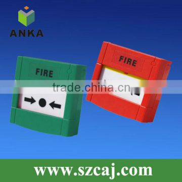 Anti-fire brass resettable alarm button for fire alarm