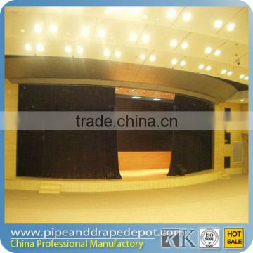 Remote control sliding curtain track, curtain track with pulley system
